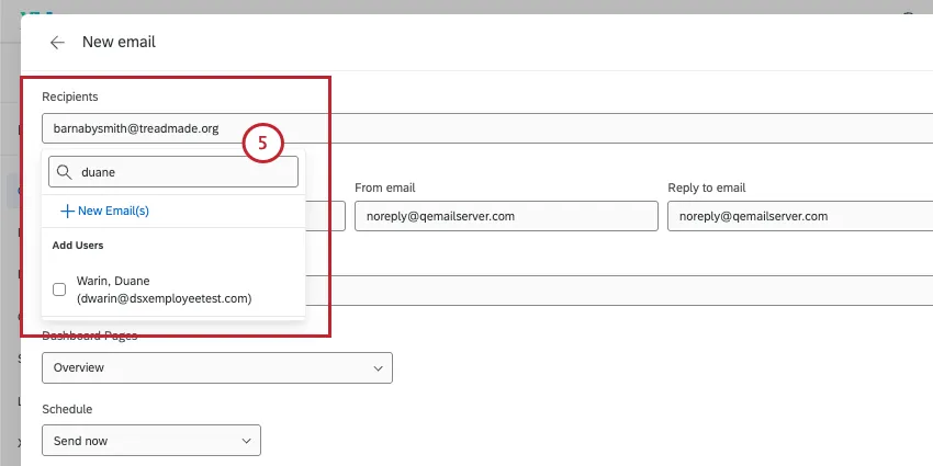 zoom in shows how you can click recipients to see a menu of possible people and roles