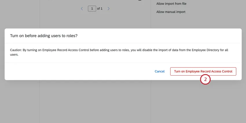 confermando lattivazione del controllo dellaccesso ai registri dei dipendenti