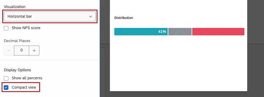 コンパクトな横棒