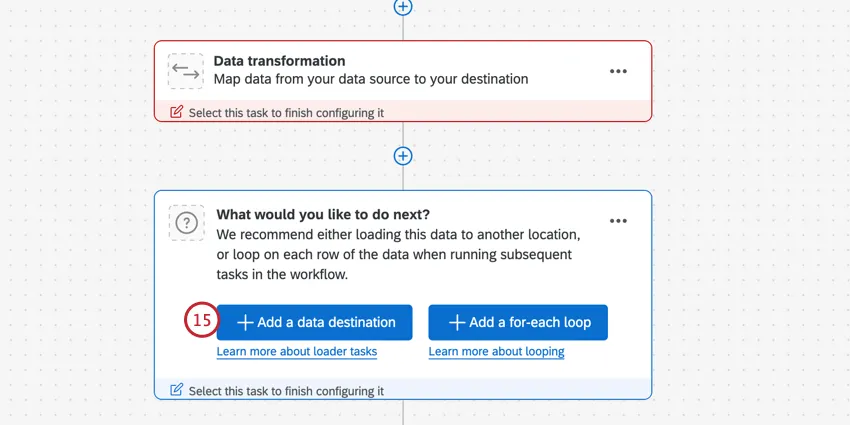 adding a loader task to the workflow