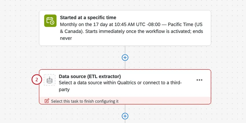ETLワークフローへの抽出タスクの追加