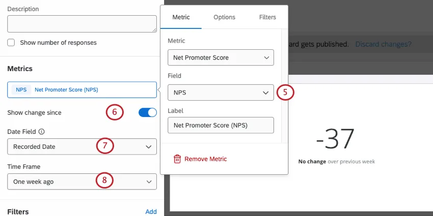 De volta ao painel de edição widget