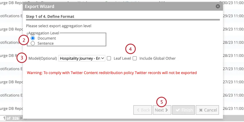 choosing an aggregation level and model