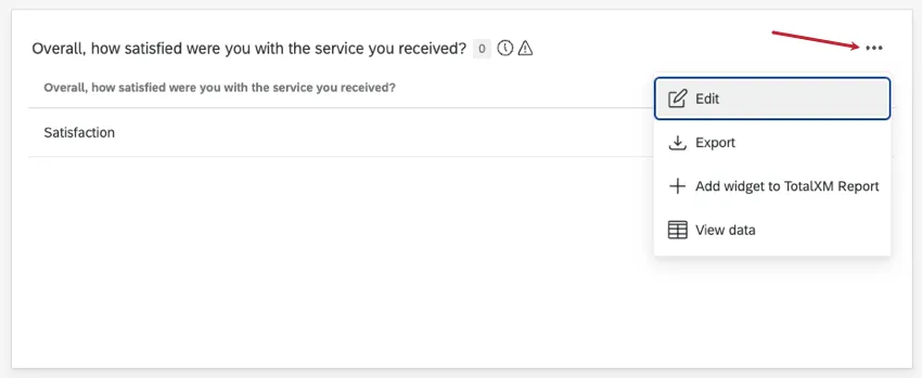 ウィジェットオプションメニュー