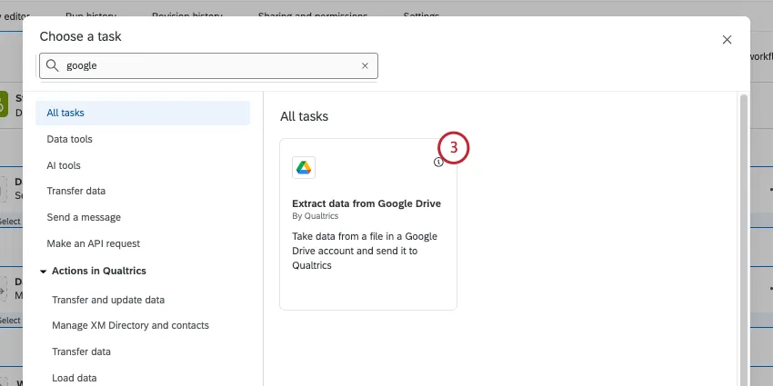 utilizzare la barra di ricerca in alto per cercare lattività di google drive