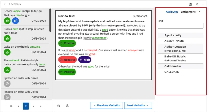 context pane to right of documents