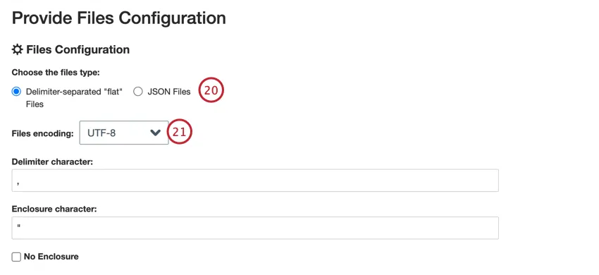 choisir le type dexportation de fichiers