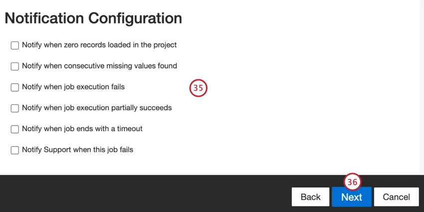 adding job notifications