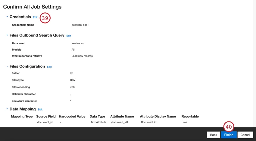 revisar o trabalho e salvar