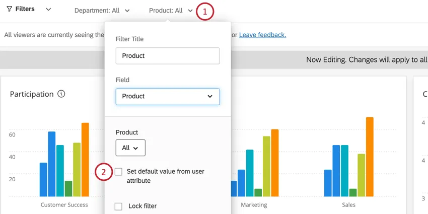enabling the set value from user attribute option