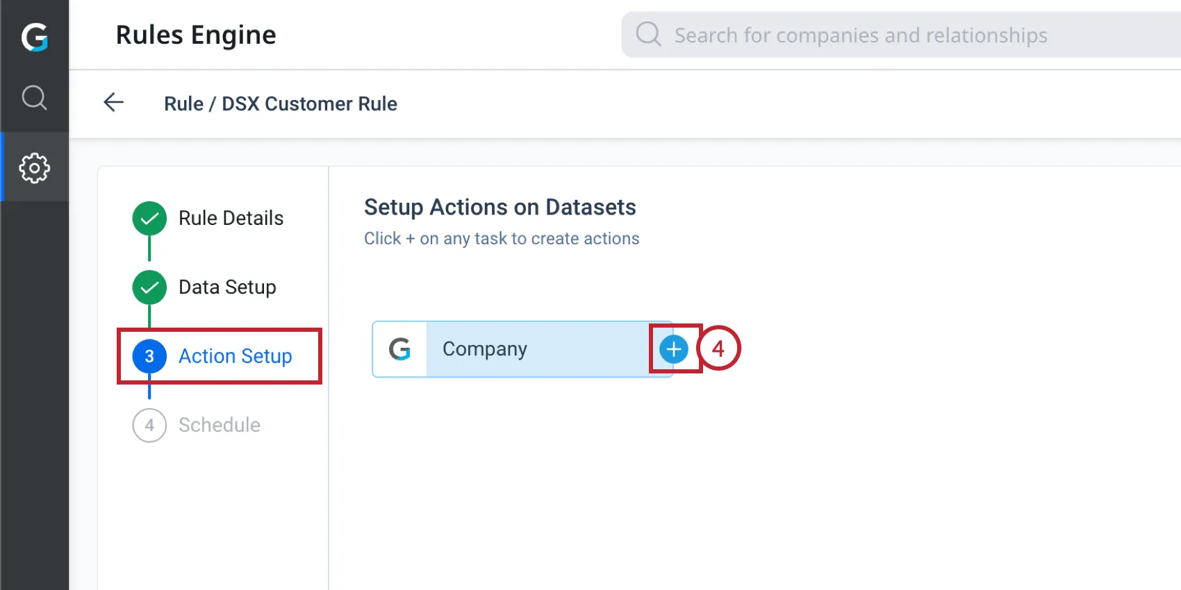 adding an action to the rule