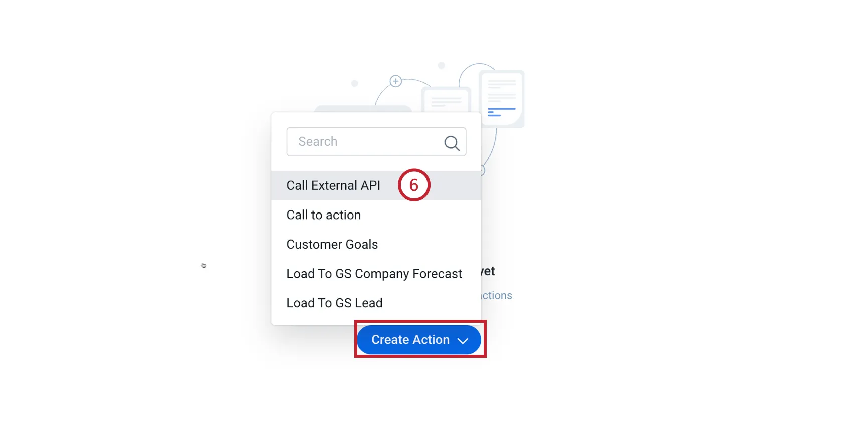 adding an external api call for the action