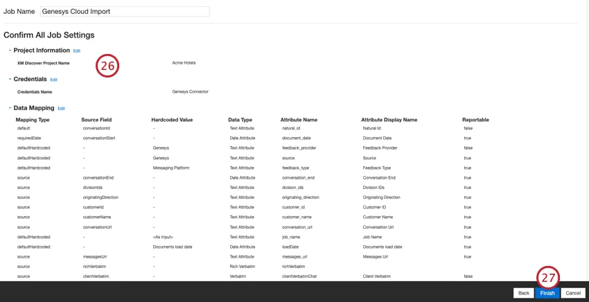 Revisando la configuración de Genesys