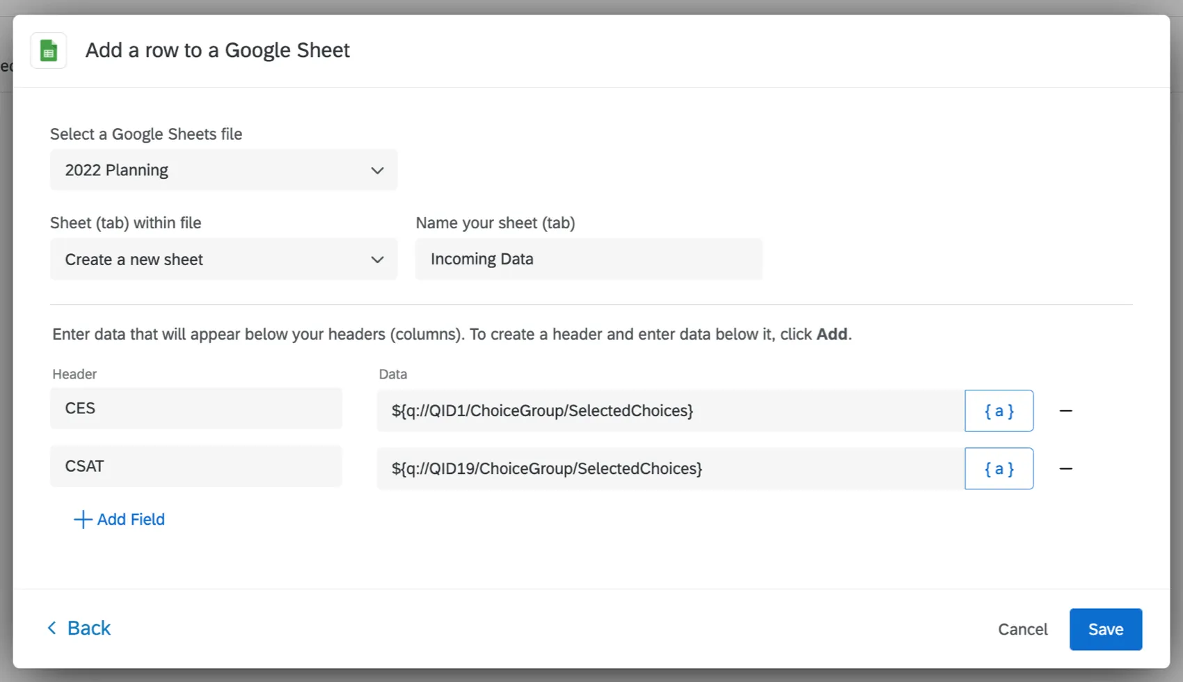 creare un nuovo foglio nel file