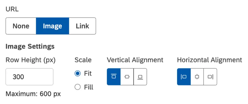 configuración de imagen