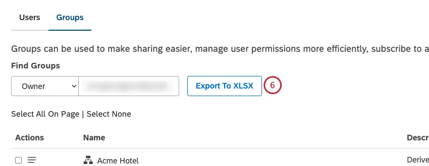 Haga clic en Exportar a XLSX.