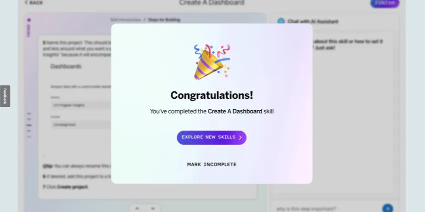 congratulations page