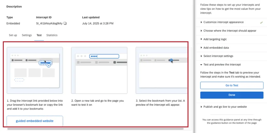 bookmarklet steps highlighted. in the product itself, there are helpful screenshots, too