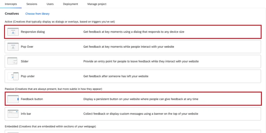 piastrelle più lunghe sotto lintestazione degli editor di intercettazioni, non i pulsanti guidati in alto