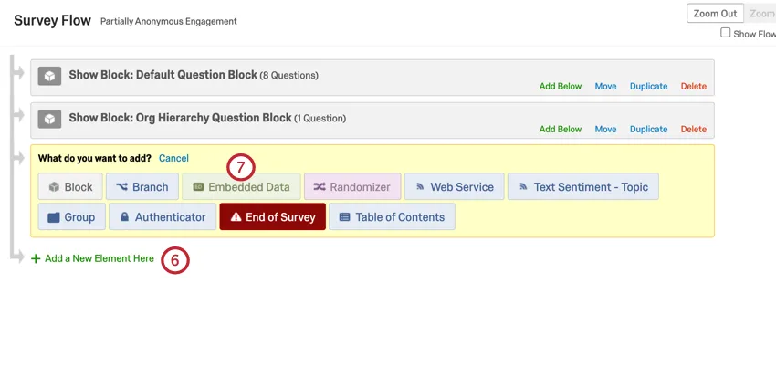 adding an embedded data field
