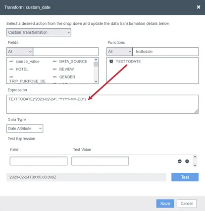 utilizzare una data codificata