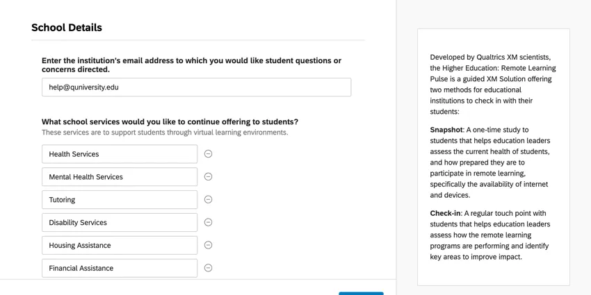 The snapshot-exclusive questions, as described