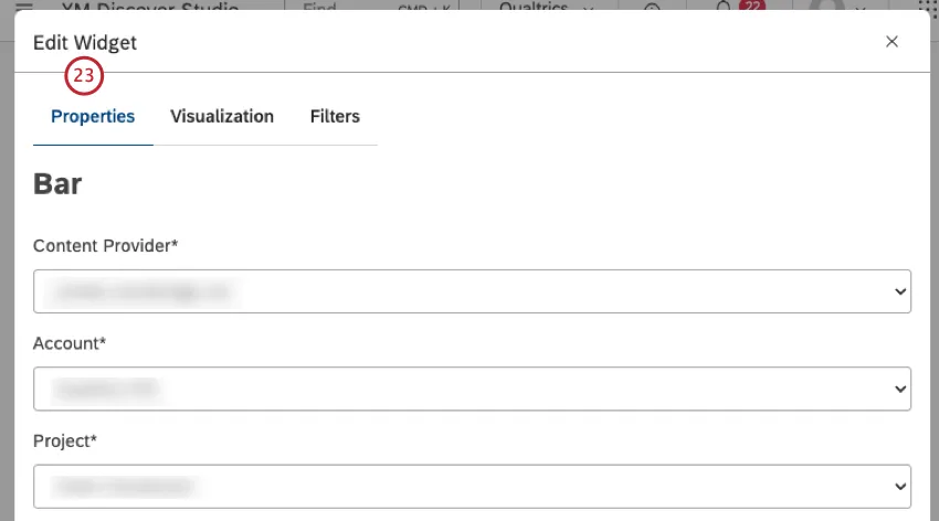 ウィジェットウィンドウの編集