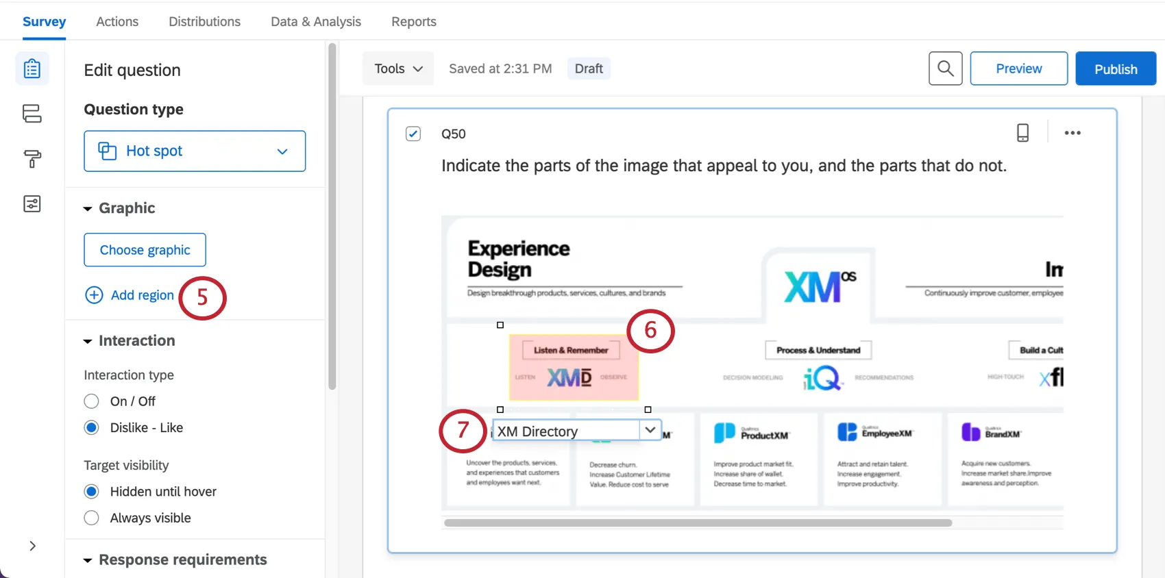 ホットスポットへの地域の追加