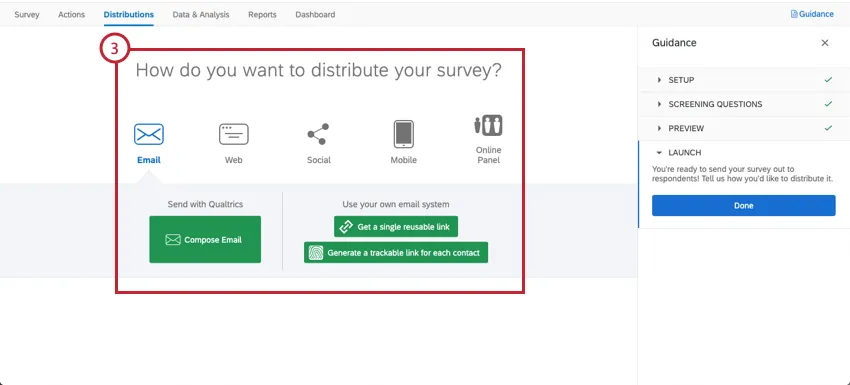 Sélection dun type de distribution spécifique