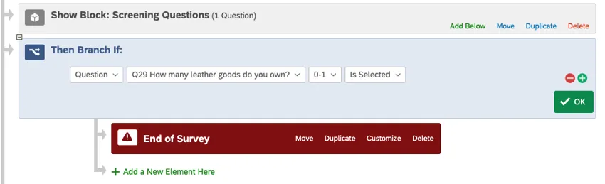 End of survey element created