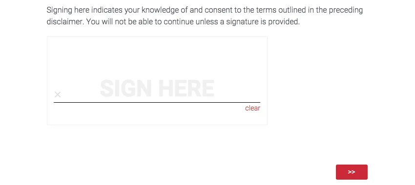 Question dune enquête où les personnes interrogées peuvent apposer leur signature