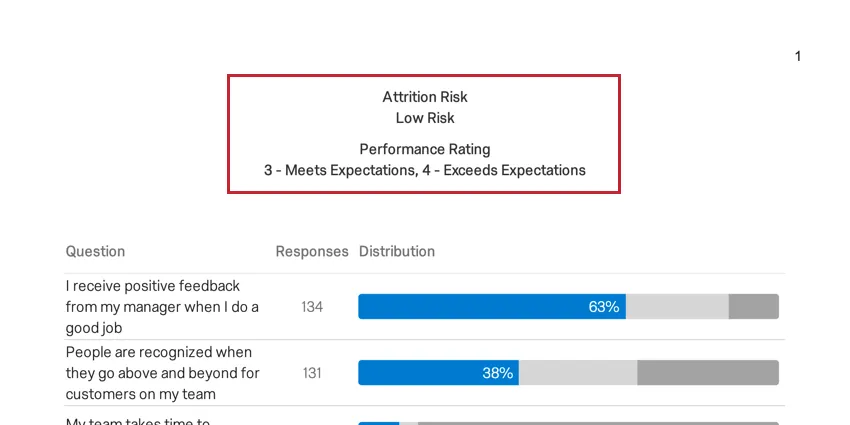 image of a filter summary visualization after a report has been exported