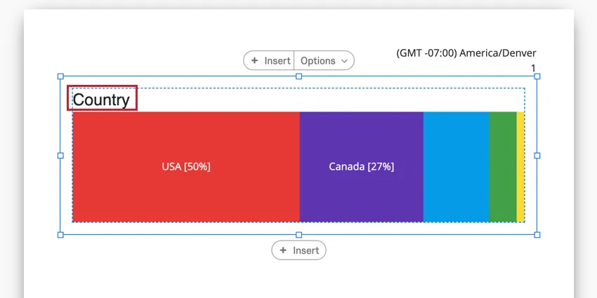 imagen del título de una visualización. Aparece encima del gráfico.