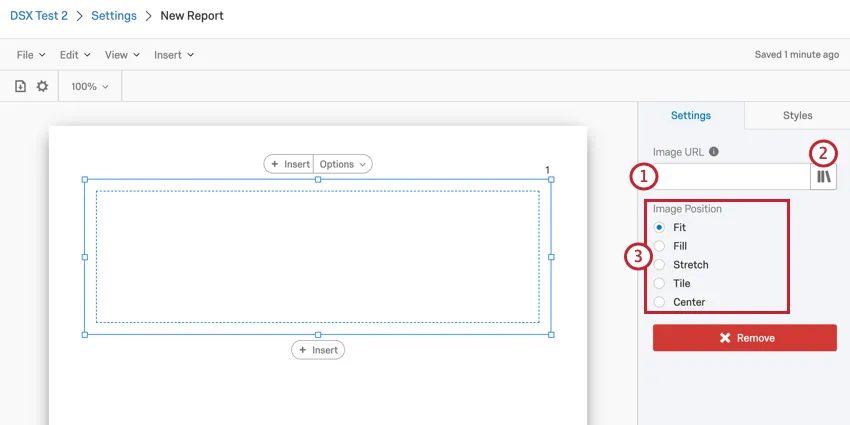 immagine delle opzioni disponibili per linserimento di unimmagine