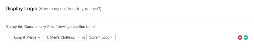 Logic that says if Loop and Merge, specific Field 1, is Current Loop
