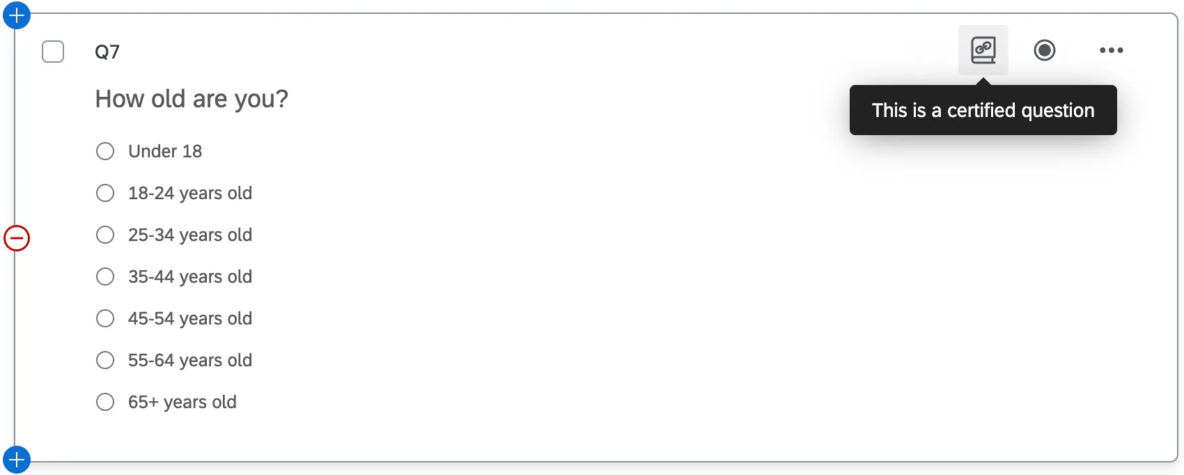 Technologie de linformation certifiée, avec le survol de licône en haut à droite pour montrer quelle est certifiée
