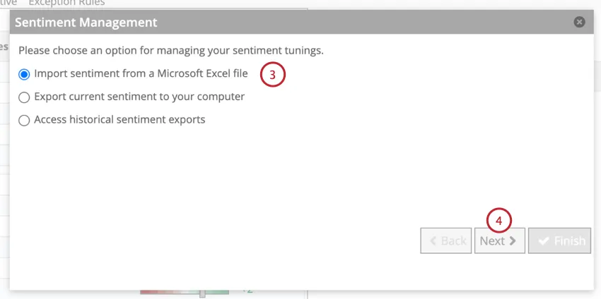 limportation de sentiments