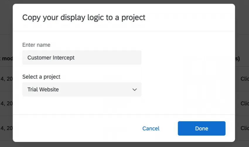nouvelle fenêtre dans laquelle vous enregistrez une copie de lintercept