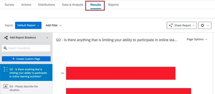 Navegando hacia los resultados