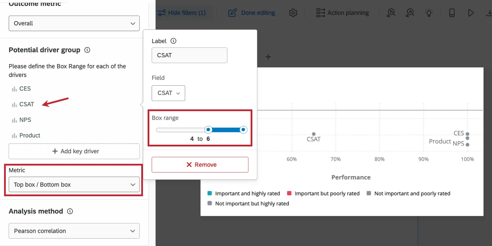 Specify Field Bounds within Potential Driver menu