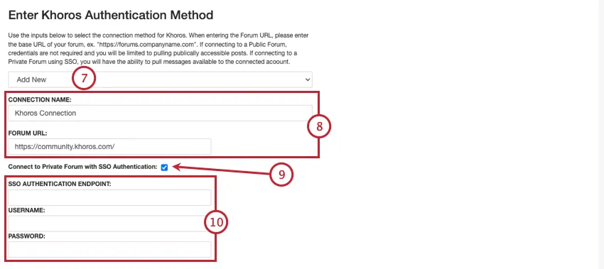 connecter une communauté Khoros