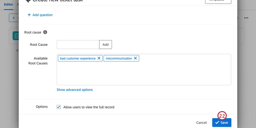 haciendo clic en guardar