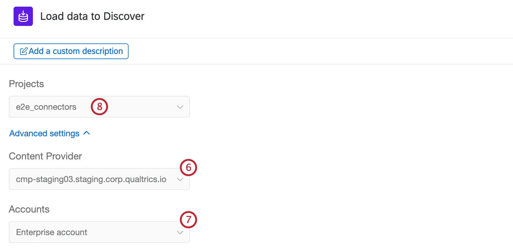 configuring initial task settings