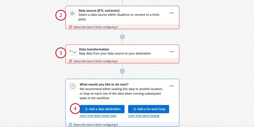 impostazione di unattività di estrazione etl e aggiunta di una trasformazione, se necessario