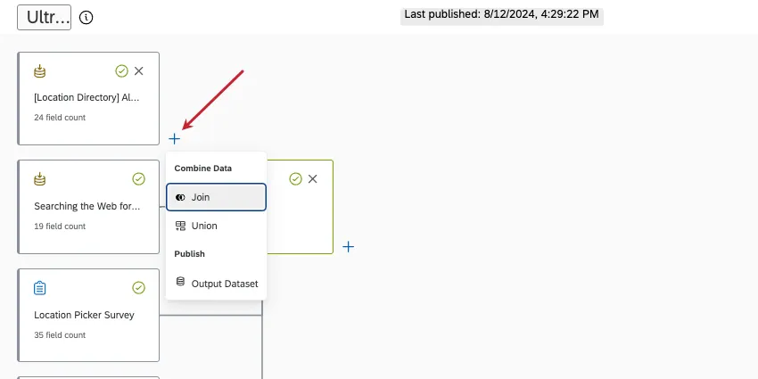 adicionar uma união avançar do diretório, NÃO da união