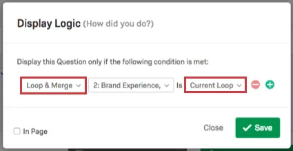 lógica sofisticada del bucle de corriente