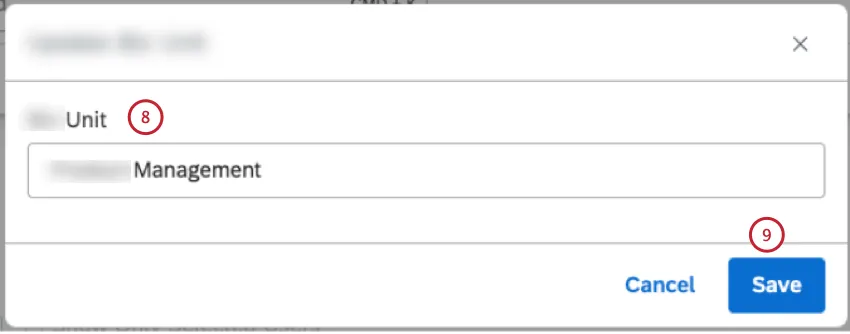 Type the new value into the custom property box and click Save.