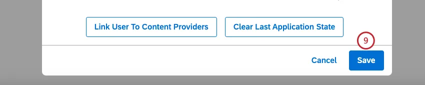 Select Yes to confirm the password reset request.