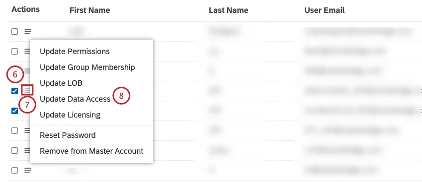 Select Update Data Access