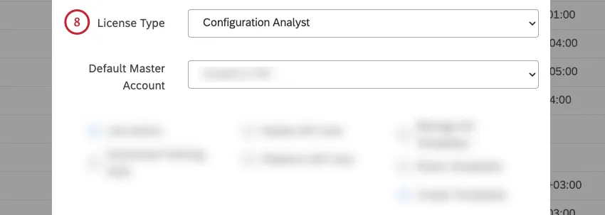 Selezionare un tipo di licenza